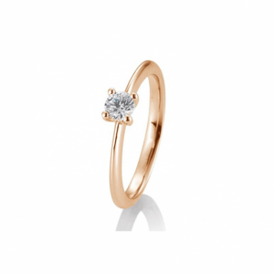 SOFIA DIAMONDS prsten z růžového zlata s diamantem 0,30 ct BE41/05637-R