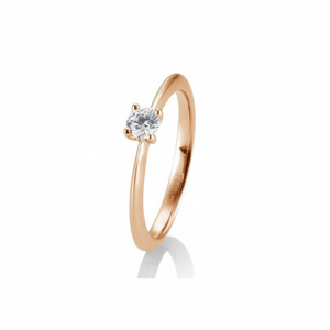 SOFIA DIAMONDS prsten z růžového zlata s diamantem 0,25 ct BE41/05636-R