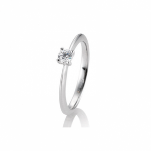 SOFIA DIAMONDS prsten z bílého zlata s diamantem 0,25 ct BE41/05636-W