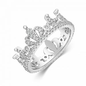 SOFIA stříbrný prsten královská koruna IS005AN148