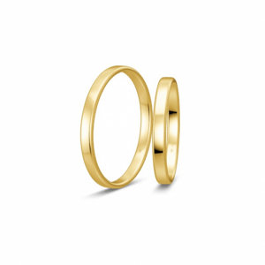 BREUNING zlaté snubní prsteny BR48/04410YG+BR48/14410YG