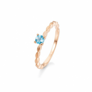 SOFIA DIAMONDS prsten z růžového zlata s topasem BE42/03331-R