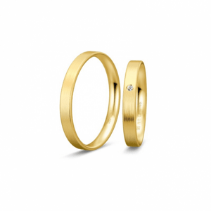 BREUNING zlaté snubní prsteny BR48/04401YG+BR48/14401YG