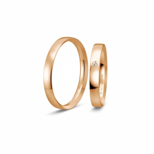 BREUNING zlaté snubní prsteny BR48/04415RG+BR48/14415RG