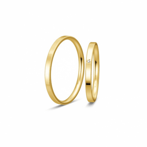 BREUNING zlaté snubní prsteny BR48/04301YG+BR48/04302YG