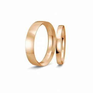 BREUNING zlaté snubní prsteny BR48/50119RG+BR48/50120RG