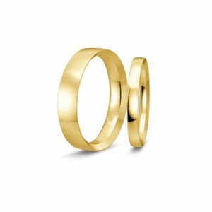 BREUNING zlaté snubní prsteny BR48/50119YG+BR48/50120YG