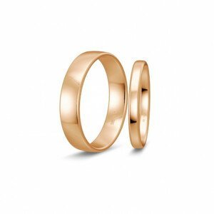 BREUNING zlaté snubní prsteny BR48/50107RG+BR48/50108RG