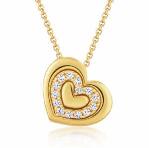SOFIA zlatý náhrdelník se srdíčkem PAK12163G