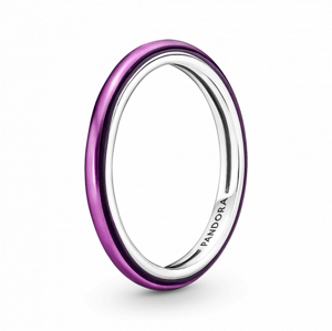 PANDORA ME prsten s fialovou glazurou 199655C01