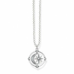 THOMAS SABO náhrdelník Star & moon silver KE1985-643-14