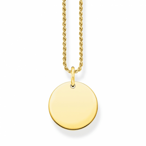 THOMAS SABO náhrdelník Disc gold KE2133-413-39