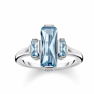 THOMAS SABO prsten Blue stone TR2267-009-1