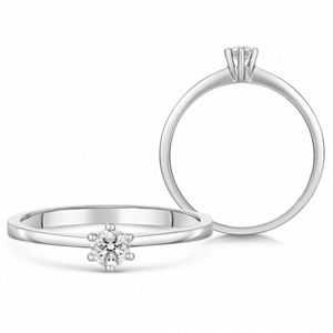 SOFIA DIAMONDS zlatý zásnubní prsten s diamantem 0,20 ct CK50019371855