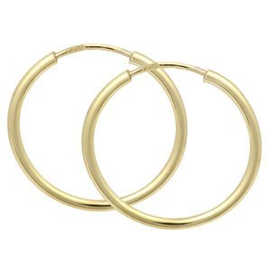 Brilio Náušnice zlaté kruhy 231 001 00278 1,6 cm