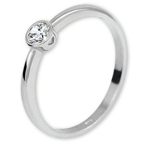 Brilio Silver Stříbrný zásnubní prsten 426 001 00575 04 54 mm