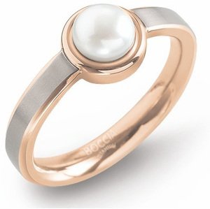 Boccia Titanium Titanový prsten s perlou 0137-02 62 mm