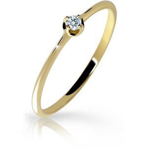 Cutie Diamonds Jemný prsten ze žlutého zlata s briliantem DZ6729-2931-00-X-1 52 mm