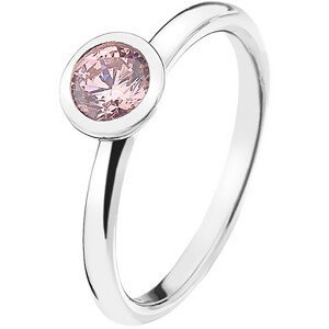 Hot Diamonds Stříbrný prsten Emozioni Scintilla Pink Compassion ER017 55 mm