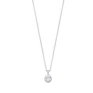 Lotus Silver Elegantní stříbrný náhrdelník s čirými zirkony LP3104-1/1 (řetízek, přívěsek)