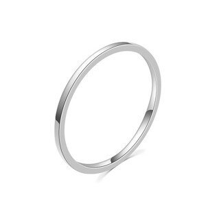 MOISS Minimalistický stříbrný prsten R0002020 47 mm