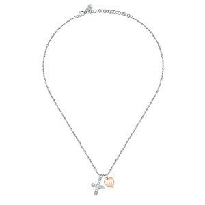 Morellato Půvabný bicolor náhrdelník s přívěsky Passioni SAUN06