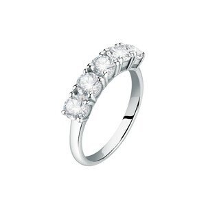 Morellato Moderní stříbrný prsten s čirými zirkony Scintille SAQF141 54 mm
