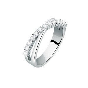 Morellato Elegantní stříbrný prsten se zirkony Scintille SAQF151 52 mm