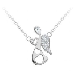 Preciosa Něžný stříbrný náhrdelník Angelic Touch 5294 00