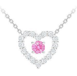Preciosa Romantický stříbrný náhrdelník First Love s kubickou zirkonií Preciosa 5302 69