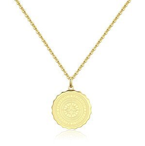 S`Agapõ Ocelový náhrdelník Freedom Coin SKY06
