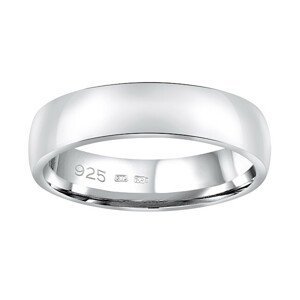 Silvego Snubní stříbrný prsten Poesia pro muže i ženy QRG4104M 53 mm