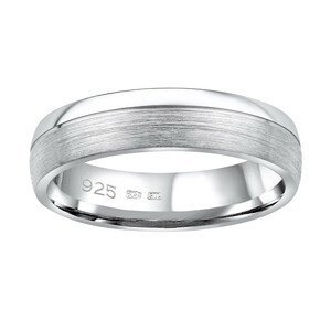 Silvego Snubní stříbrný prsten Paradise pro muže i ženy QRGN23M 53 mm