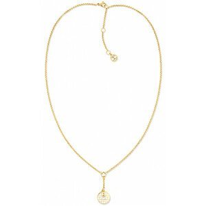 Tommy Hilfiger Elegantní pozlacený náhrdelník s přívěskem 2780484