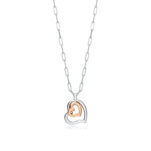 Viceroy Romantický bicolor náhrdelník z oceli Chic 75291C09019