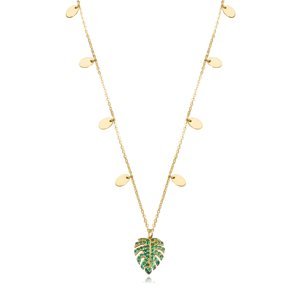 Viceroy Módní pozlacený náhrdelník Elegant 13043C100-32