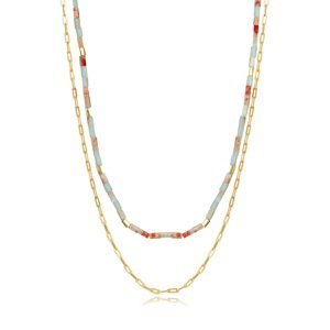 Viceroy Luxusní dvojitý náhrdelník Elegant 13041C100-99