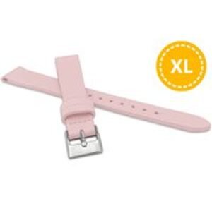 MINET XL Prodloužený růžový řemínek z luxusní kůže Top Grain - 12 - XL MSSXP12
