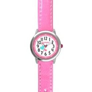 CLOCKODILE Růžové dívčí dětské hodinky se srdíčky CWG5068