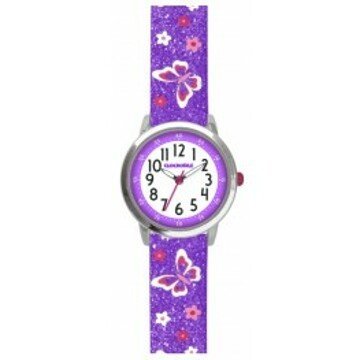 Motýlí fialové dívčí hodinky CLOCKODILE BUTTERFLIES CWG5043