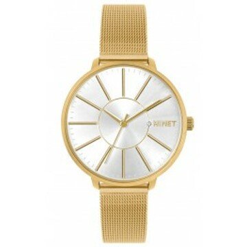 Zlaté dámské hodinky MINET PRAGUE Pure Gold MESH MWL5138