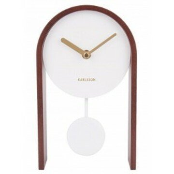 Designové kyvadlové stolní hodiny Karlsson KA5705DW 25cm
