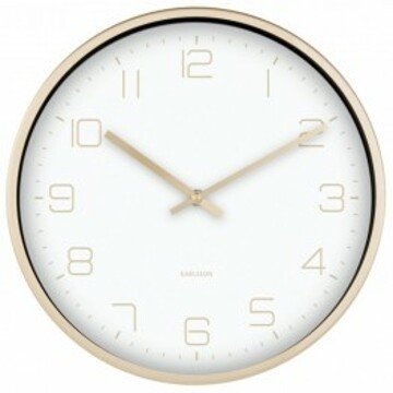 Designové nástěnné hodiny Karlsson KA5720WH 30cm