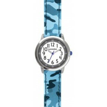 CLOCKODILE CWB0034 Modré chlapecké dětské hodinky CLOCKODILE ARMY s maskáčovým vzorem