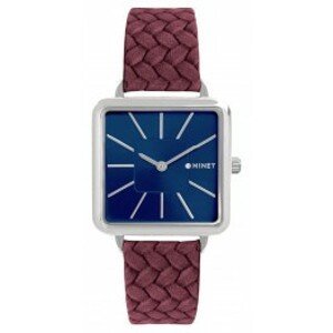 MINET Modro-vínové dámské hodinky OXFORD BEIGE TWIST MWL5192