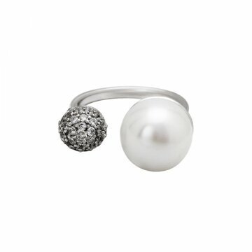 Prsten se syntetickou perlou 125-386-3635 50