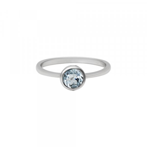 Prsten s modrým topazem 324-772-413T 59-2.40g