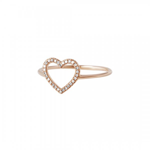 Prsten s brilianty Key to love 524-260-3708 51-0.65g