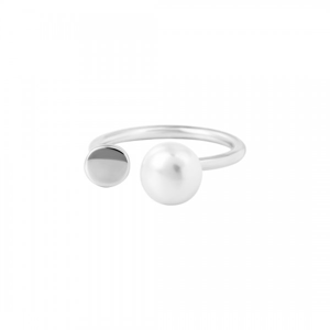 Prsten se syntetickou perlou 125-625-0812 52