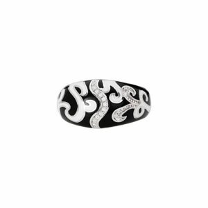 Prsten s imitací kamenů / keramika 128-636-0273 60